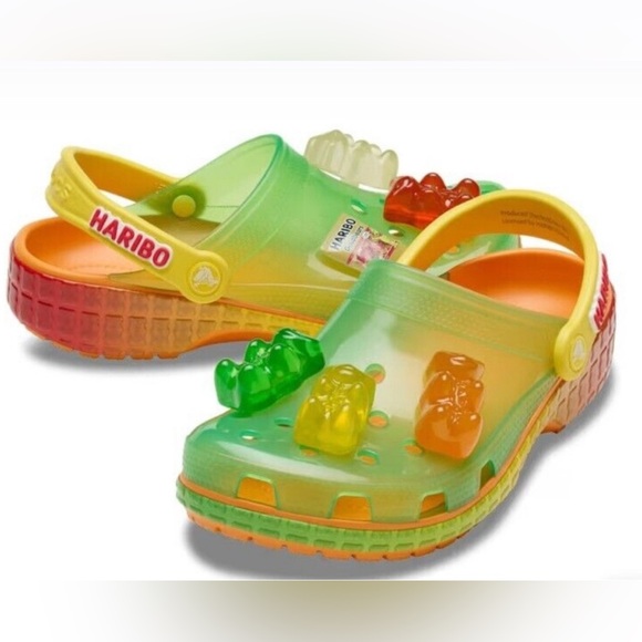 NWT Crocs x Haribo Classic Clog Goldbears Gummi Bear Crocs Men’s 13 - Picture 1 of 5